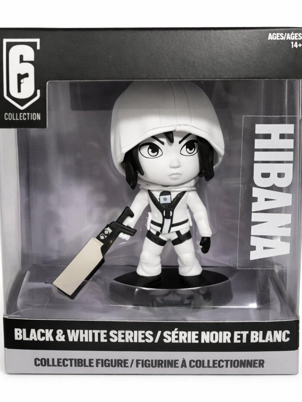 Ubisoft Rainbow Six Collection Chibi Vinyl Figure Hibana Black And White NEW!